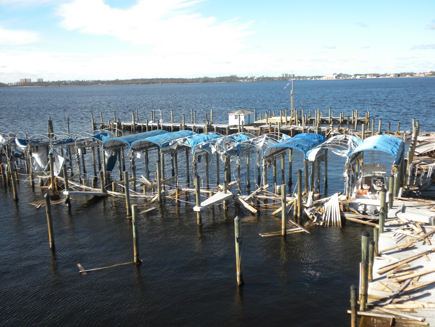 Coastal Marina Hit by Hurricane Michael