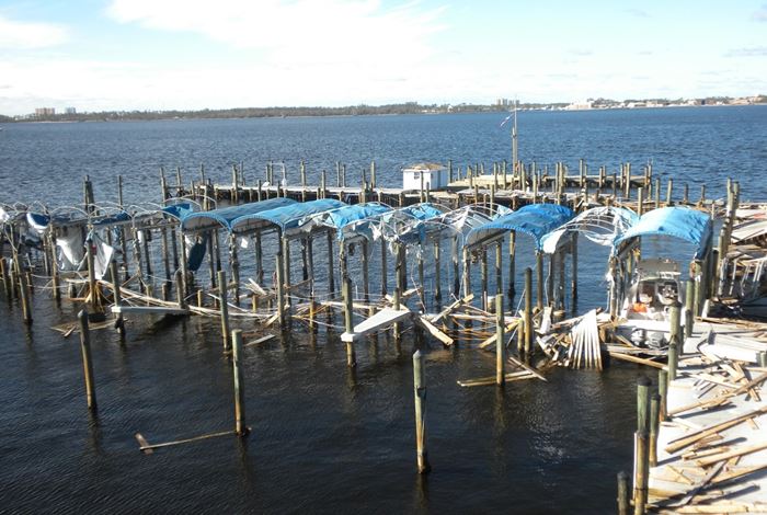 Coastal Marina Hit by Hurricane Michael