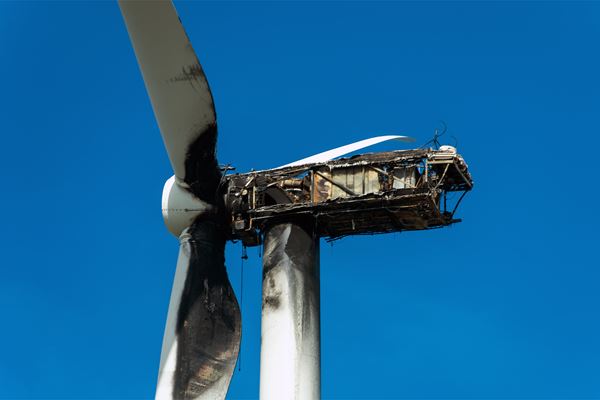 Wind Turbine Tower Failure - Orkney Islands, UK