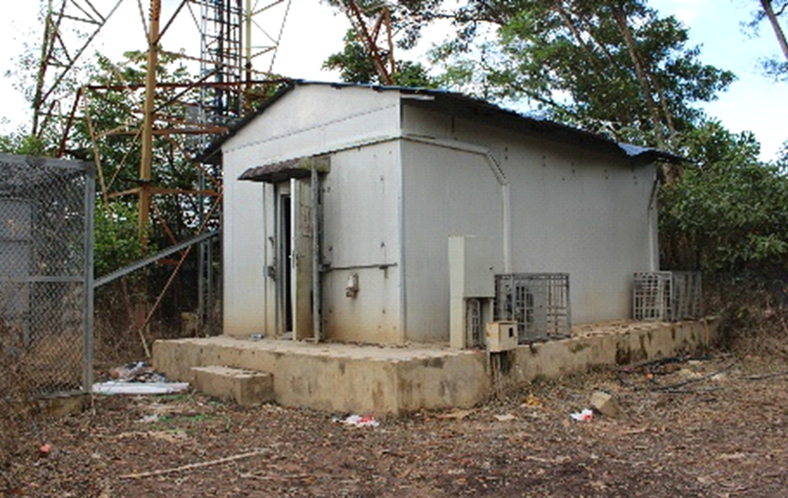 water damaged telecom system