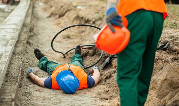 electrical injuries worker on site