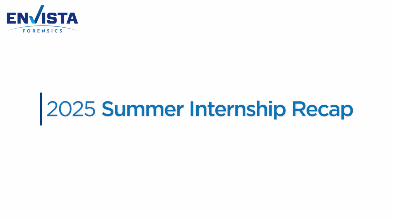 2025 Summer Internship Recap