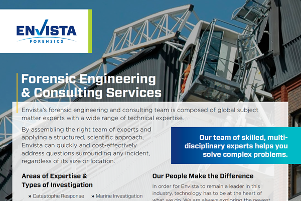 Forensic Engineering & Consulting Services