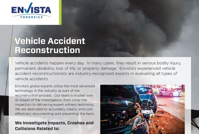 Vehicle Accident Reconstruction