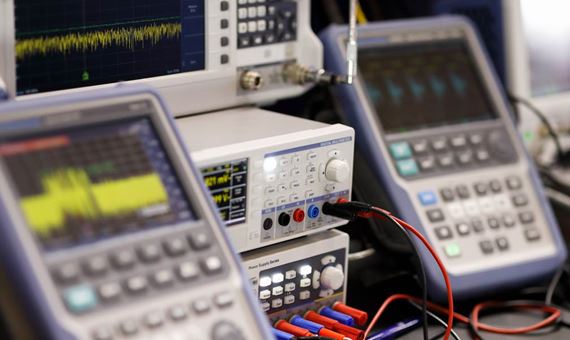 Radio Laboratory With Electronic Digital Equipment