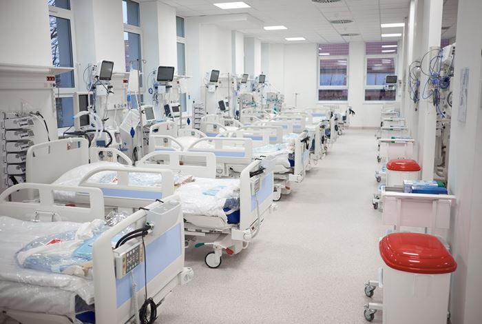 Water Damage to Hospital Bedframes
