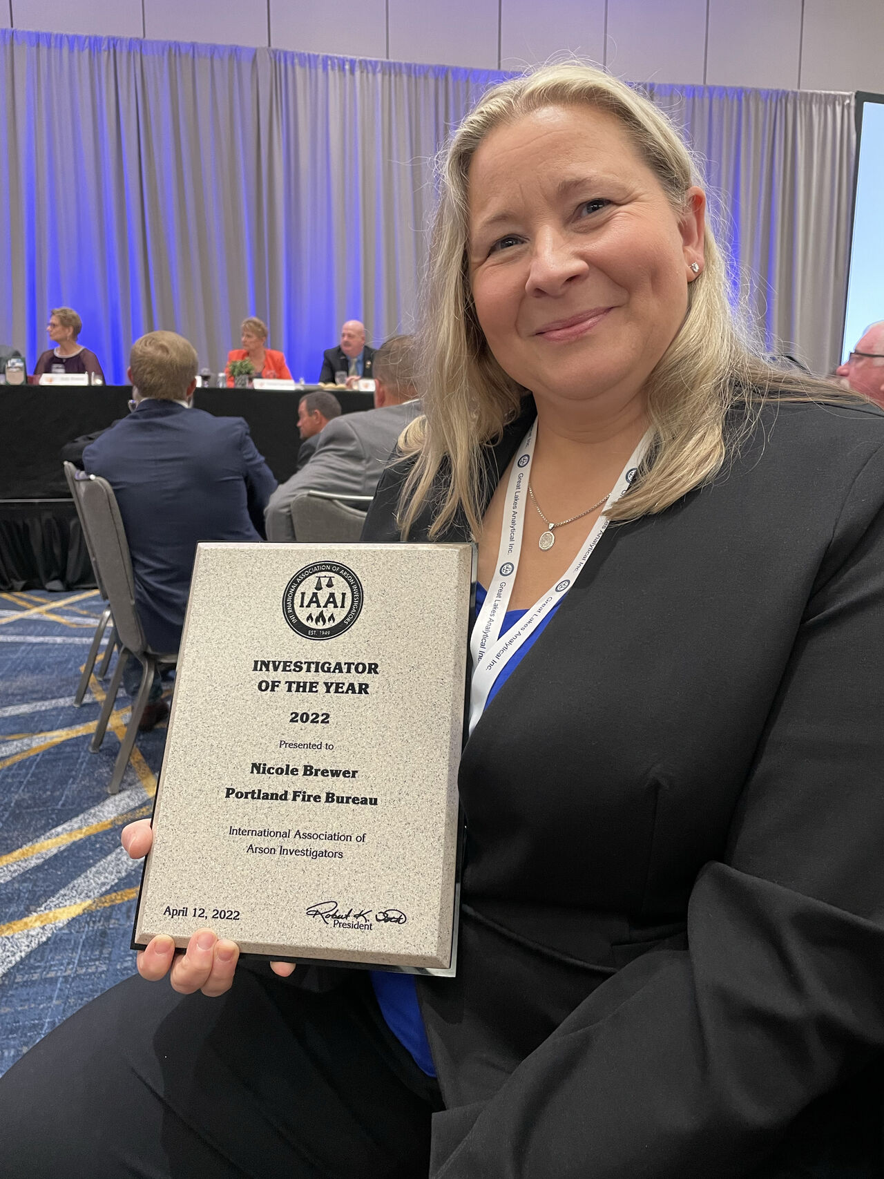 Nicole Brewer Named IAAI International Fire Investigator of the Year