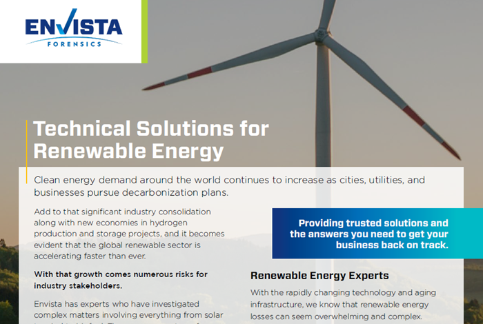 Technical Solutions for Renewable Energy