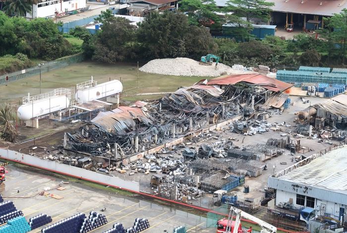 LPG Cylinder Gas Filling Plant Fire, Asia