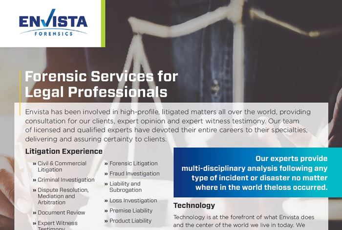 Forensic Services for Legal Professionals