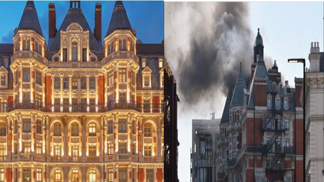High End Hotel Fire, London