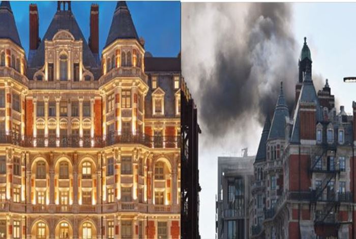 High End Hotel Fire, London