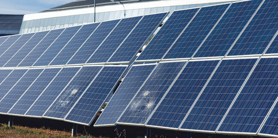 Solar Damage Dmk Solar Hail Damage in PV Systems | Envista Forensics