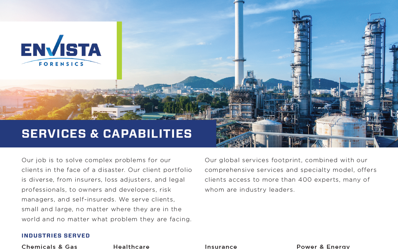 Services &amp; Capabilities (1 pg)