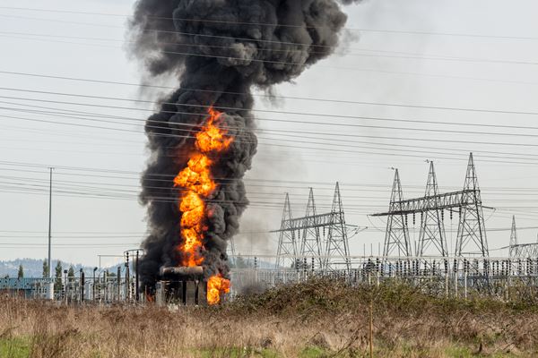 Natural Gas Power Plant Explosion, Connecticut